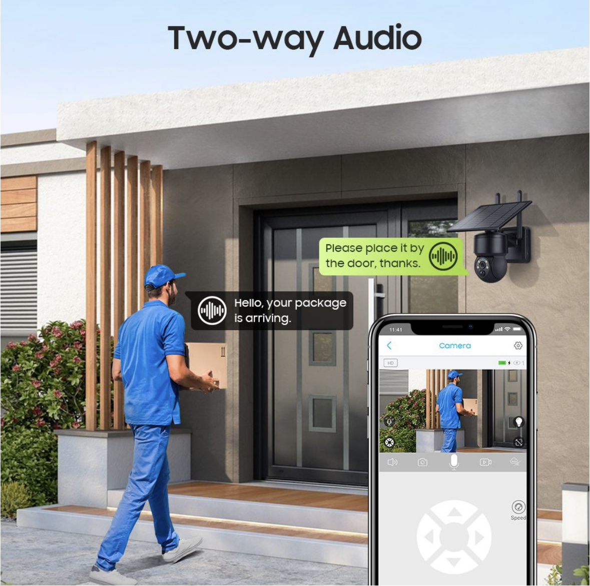 UltraHD Mini PTZ Wi-Fi Camera (With Memory Card) - Image 10