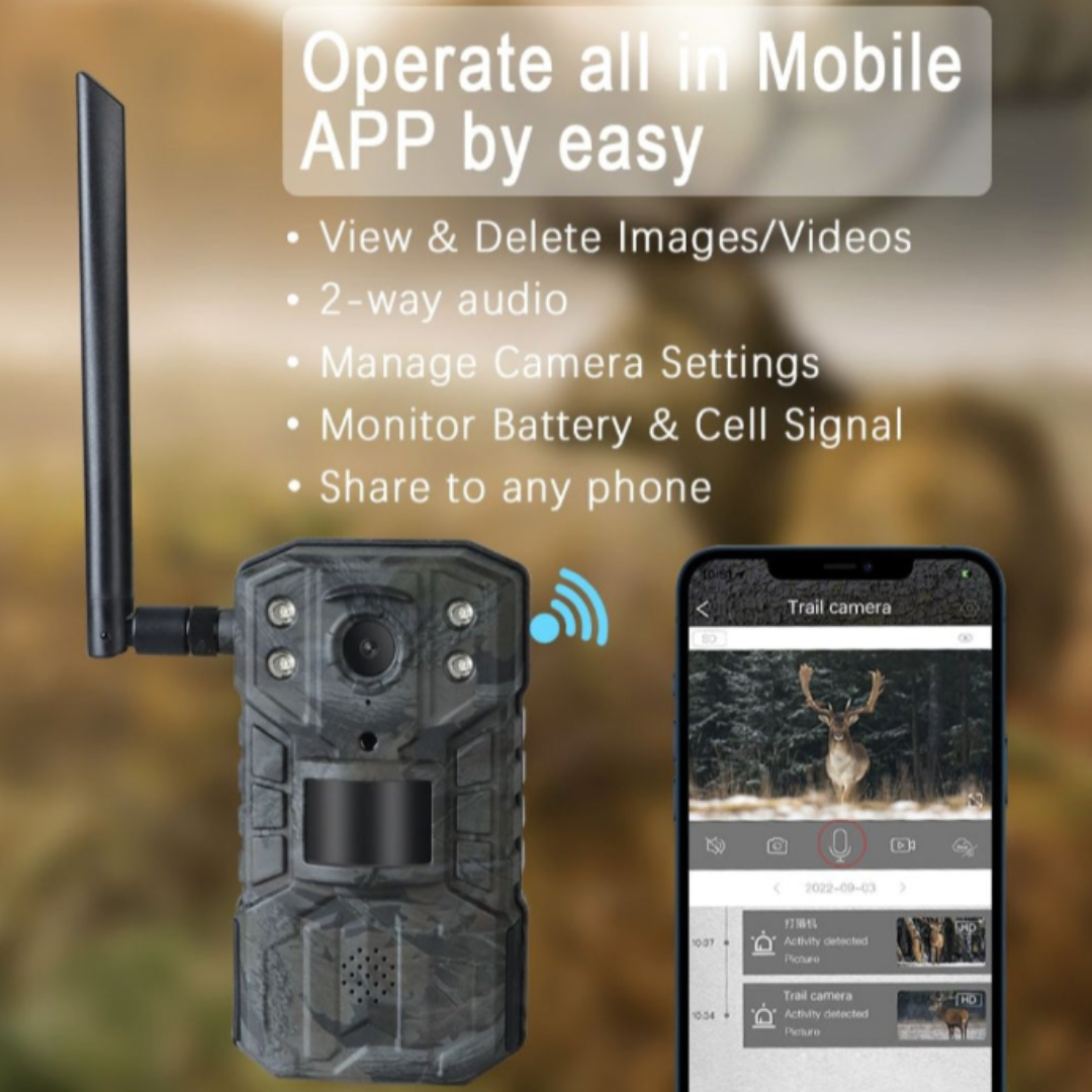 4G No Glow Solar Trail Camera (With Sim & Memory Card) - Image 3