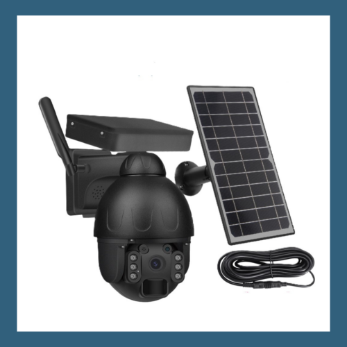 4G Steel Solar PTZ Camera (With Sim & Memory card)