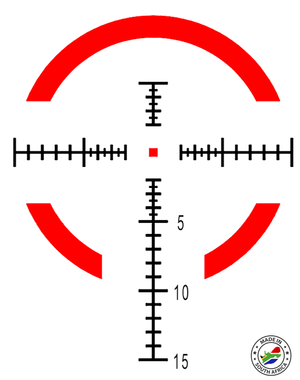 Rudolph AR 1-8x24mm AR1 FFP IR reticle - Image 5
