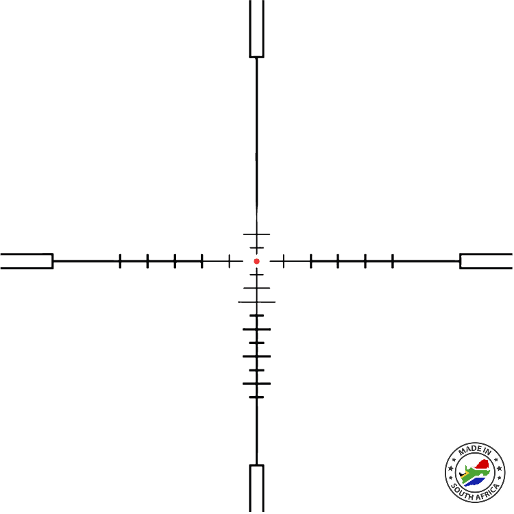 Rudolph V1 2.5-15x50mm T3 IR reticle - Image 2
