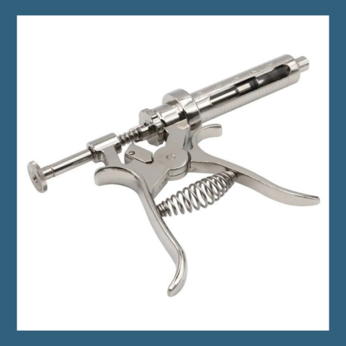 Revolver Syringe - 30ml (durable reusable animal injector)