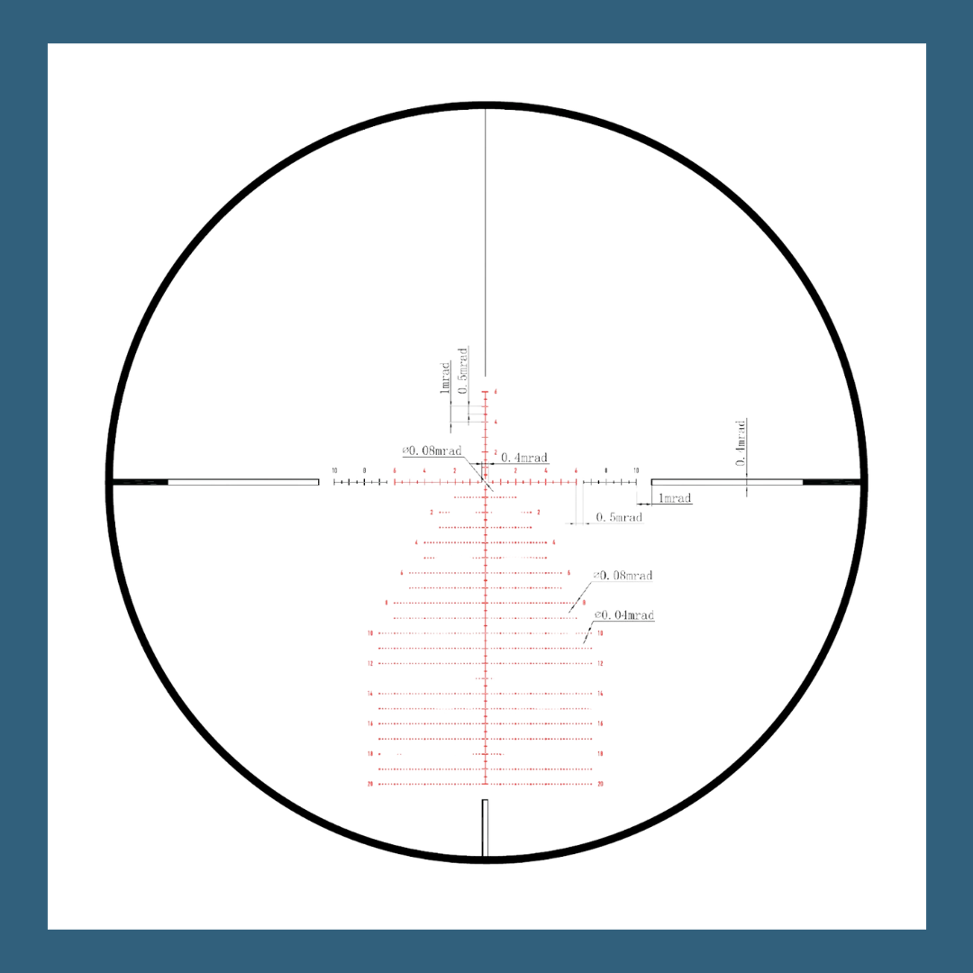 AKRA Legacy 5-30x56 FFP MRAD Rifle Scope - Image 6