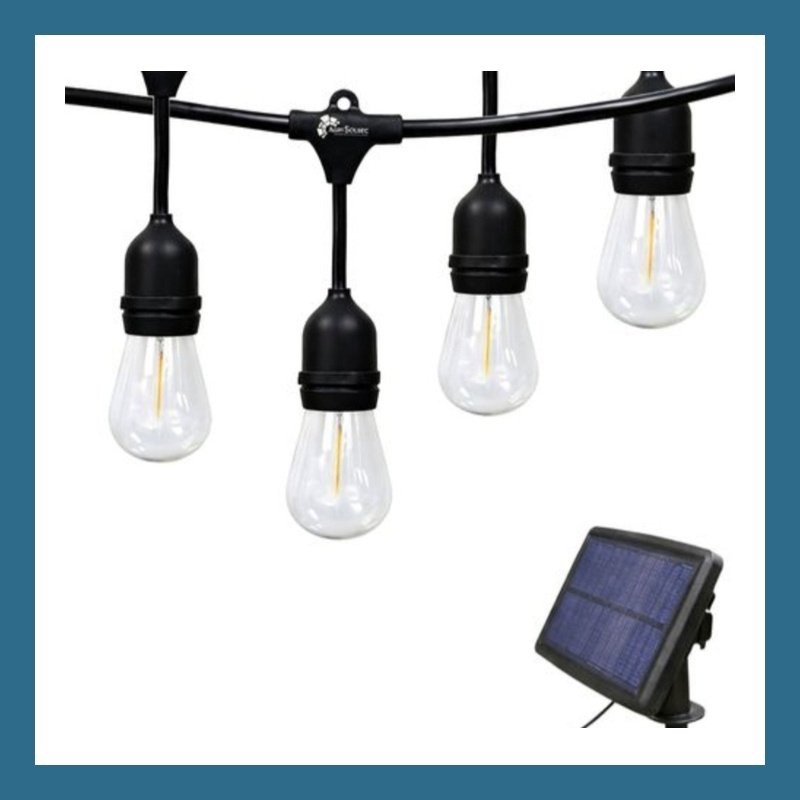 Solar Powered Outdoor LED String Lights – 15M