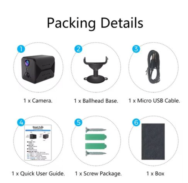 4G Spy Cam with SD Card & SIM Card - Image 4